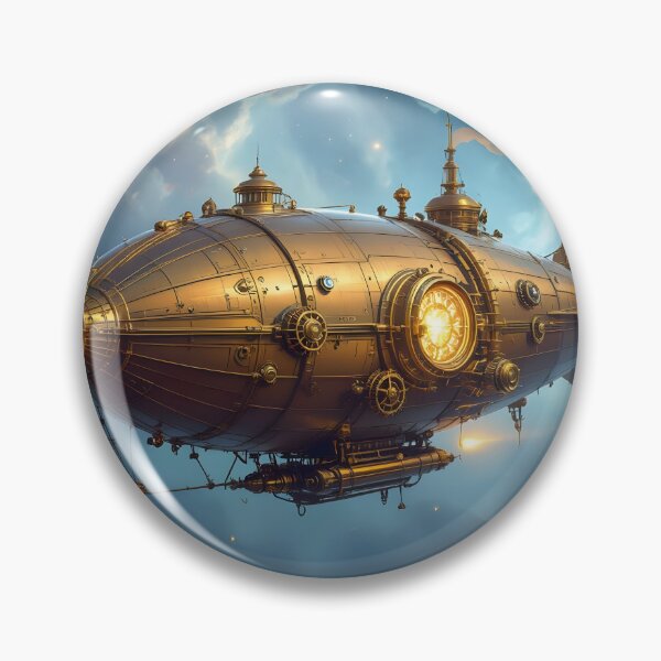 Item preview, Steampunk Ethership designed and sold by TrulyRural.