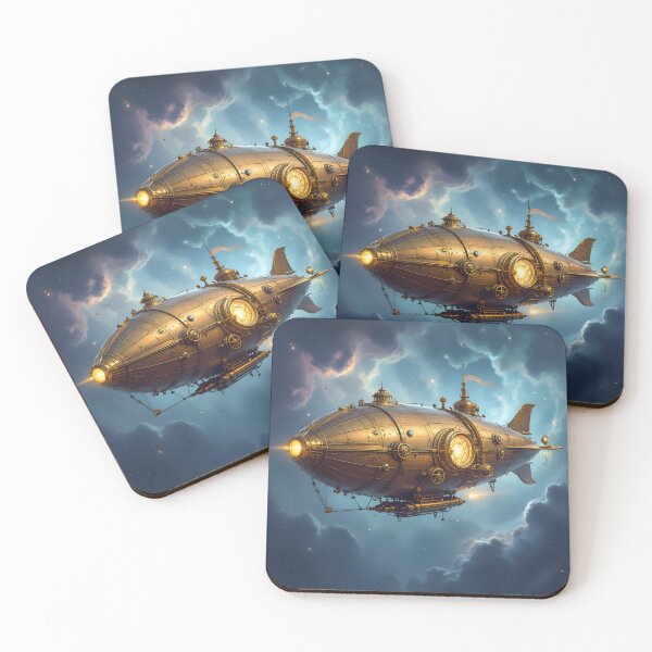 Item preview, Steampunk Ethership designed and sold by TrulyRural.