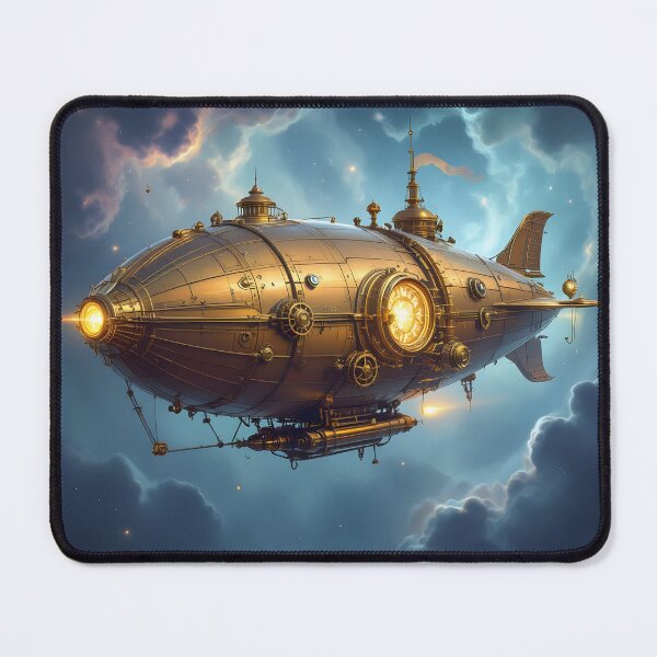 Item preview, Steampunk Ethership designed and sold by TrulyRural.
