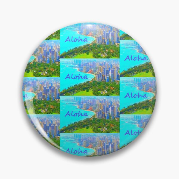 Item preview, Waikiki Bay From Diamond Head XVIII designed and sold by R-F-B.