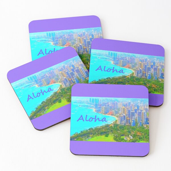 Item preview, Waikiki Bay From Diamond Head XVIII designed and sold by R-F-B.