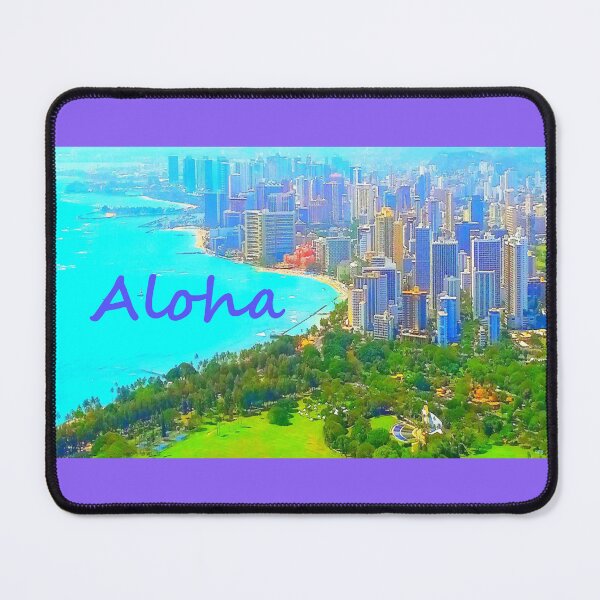 Item preview, Waikiki Bay From Diamond Head XVIII designed and sold by R-F-B.