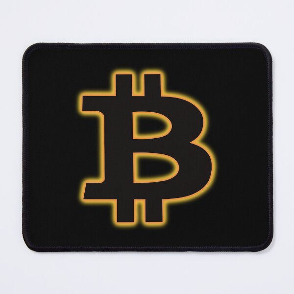 Item preview, Bitcoin Glowing Orange Logo designed and sold by BitcoinTshirts.