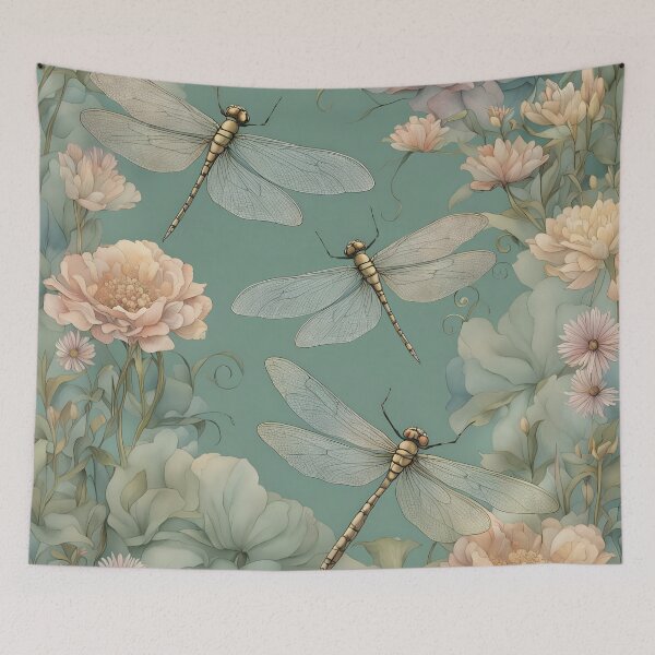 Item preview, Fanciful Dragonfly Garden designed and sold by Glimmersmith.