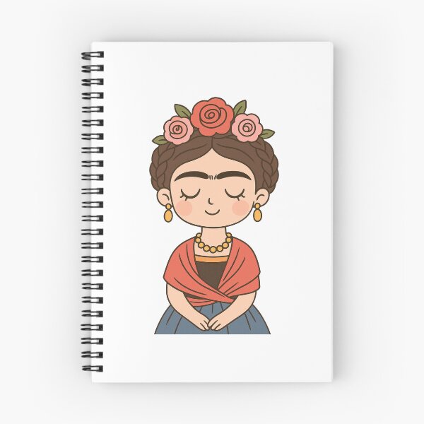 Item preview, Frida Kahlo Cartoon Version designed and sold by Palola, Hola.
