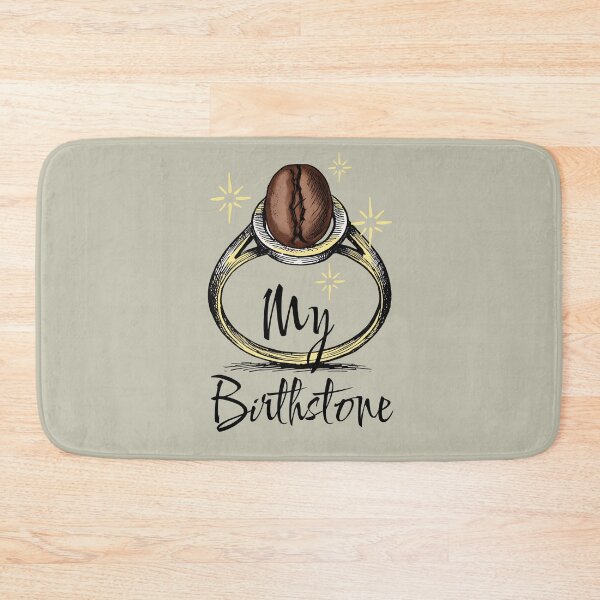 Item preview, Coffee Bean My Birthstone Ring Coffee Lovers  designed and sold by TackyTime.