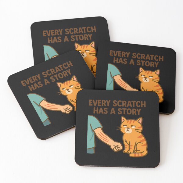 Item preview, Every Scratch Has a Story – Funny Cat Edition designed and sold by ALITOPRINCE.