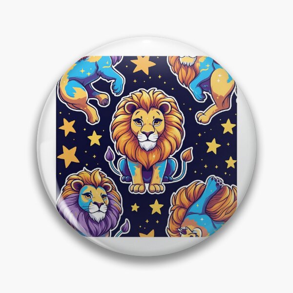 Item preview, ?Leo Star King Pattern – Bold Celestial Lion Vibes designed and sold by Celestique Studio.