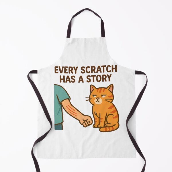 Item preview, Every Scratch Has a Story – Funny Cat Edition designed and sold by ALITOPRINCE.