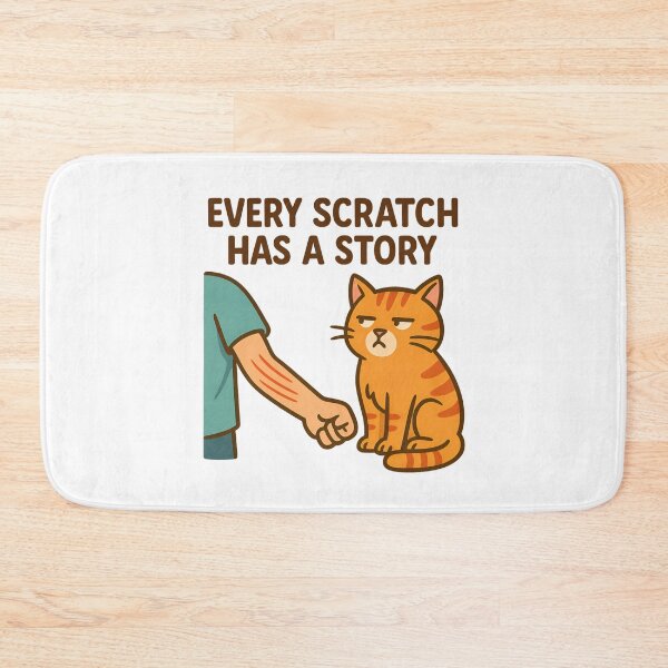 Item preview, Every Scratch Has a Story – Funny Cat Edition designed and sold by ALITOPRINCE.