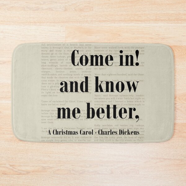 Item preview, Come In! Christmas Carol Charles Dickens Quote Scrooge designed and sold by kakarikihill.