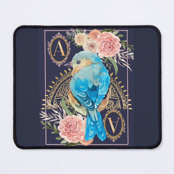 Item preview, The Ace of Bluebirds (Dark background) designed and sold by RosesAndRainbowDrops.