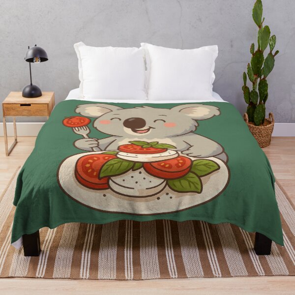 Item preview, Koala eating caprese salad designed and sold by DumbPet.