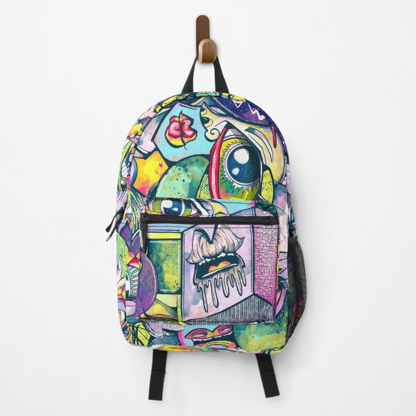 Item preview, Abstract Graffiti Cubism Eyes Pattern 45 Hollie Day designed and sold by crestfallenmermaid.