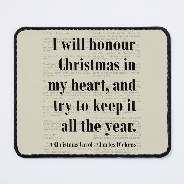 Item preview, Honour Christmas, Christmas Carol Charles Dickens Quote Scrooge designed and sold by kakarikihill.