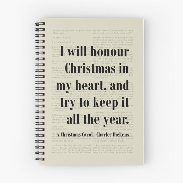 Item preview, Honour Christmas, Christmas Carol Charles Dickens Quote Scrooge designed and sold by kakarikihill.