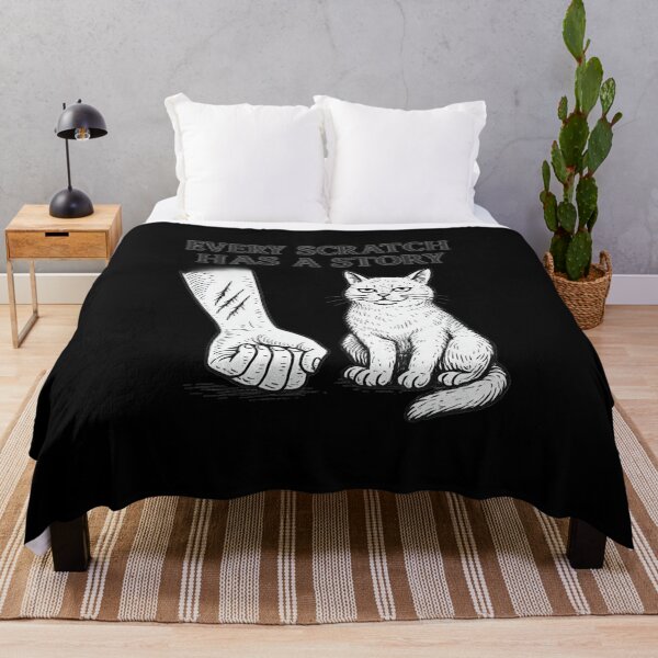 Item preview, Every Scratch Has a Story – Ink Sketch Cat Design designed and sold by ALITOPRINCE.