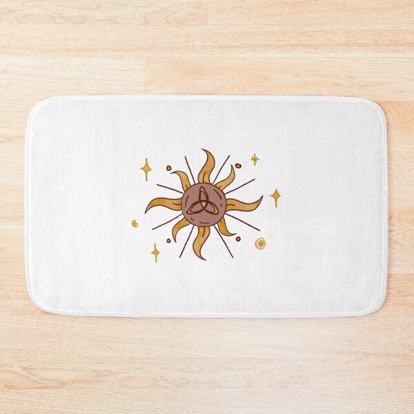 Item preview, Witch Symbol Inside Wavy Sun – Celestial Boho Design designed and sold by DanniDan.