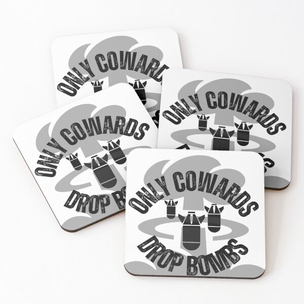 Item preview, Only Cowards Drop Bombs designed and sold by GratefuLoui.