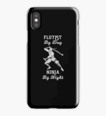 Flute Player for Flutist Orchestra Musical Instrument iPhone Case