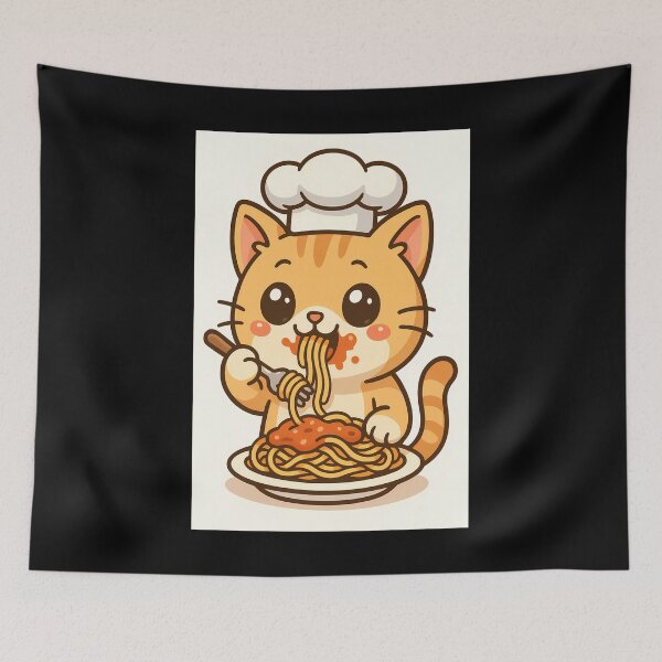 Item preview, Whiskers & Noodles – Pasta Time! designed and sold by CesArt  D..