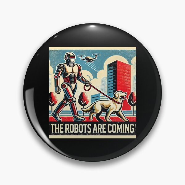 Item preview, tesla bot designed and sold by TEEJAMBOREE.