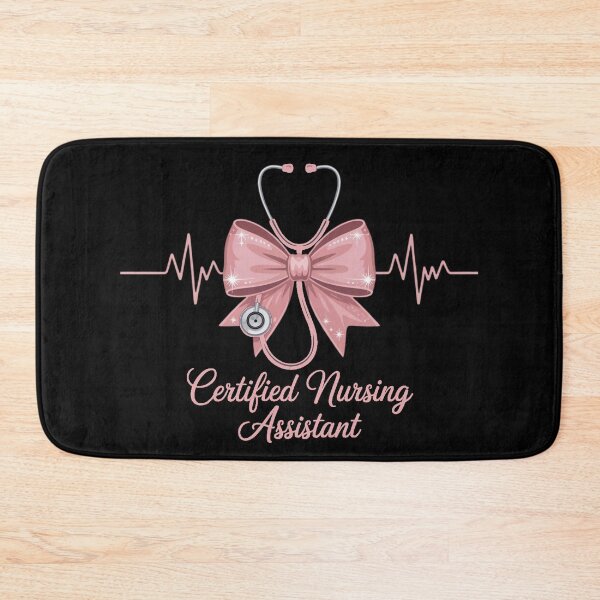 Item preview, Certified Nursing Assistant, CNA Stethoscope Coquette Bow, Nursing Graduation designed and sold by Dabbing Turtle Designs.