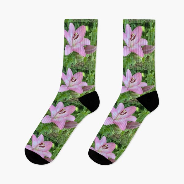 Item preview, Pink Lily Surrounded by Leaves  designed and sold by Amanda1775.