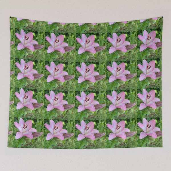 Item preview, Pink Lily Surrounded by Leaves  designed and sold by Amanda1775.