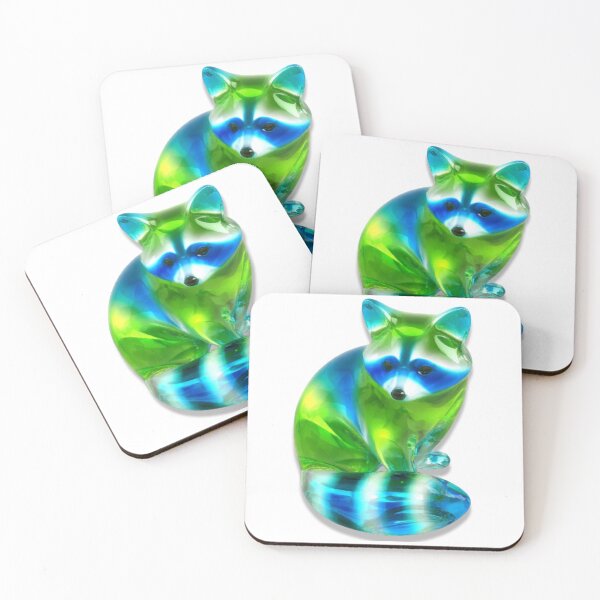 Item preview, Glass Raccoon designed and sold by ArcticxShop.