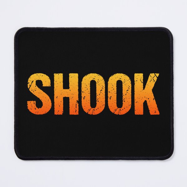 Item preview, Shook in Hot Orange Bold Gritty designed and sold by Memes N Lore .