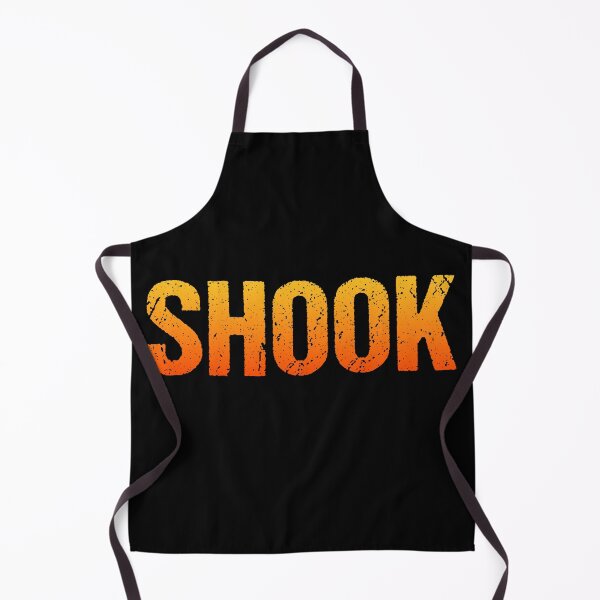 Item preview, Shook in Hot Orange Bold Gritty designed and sold by Memes N Lore .