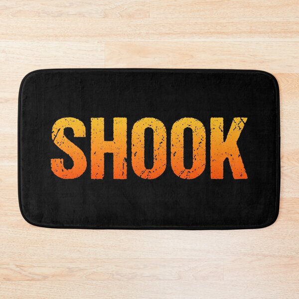 Item preview, Shook in Hot Orange Bold Gritty designed and sold by Memes N Lore .
