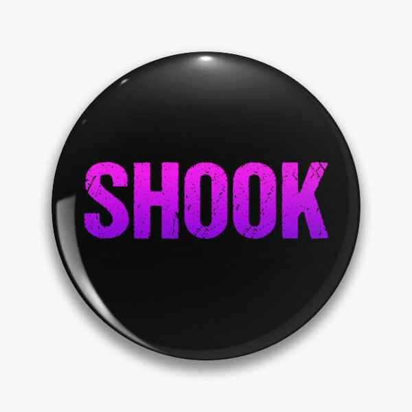 Item preview, Shook in Pink Violet Bold Gritty designed and sold by Memes N Lore .