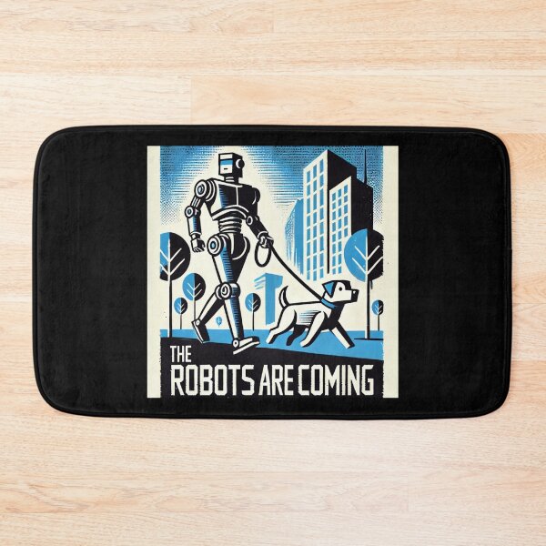 Item preview, tesla bot designed and sold by TEEJAMBOREE.