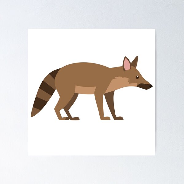Item preview, aardwolf standing designed and sold by jazzydevil.
