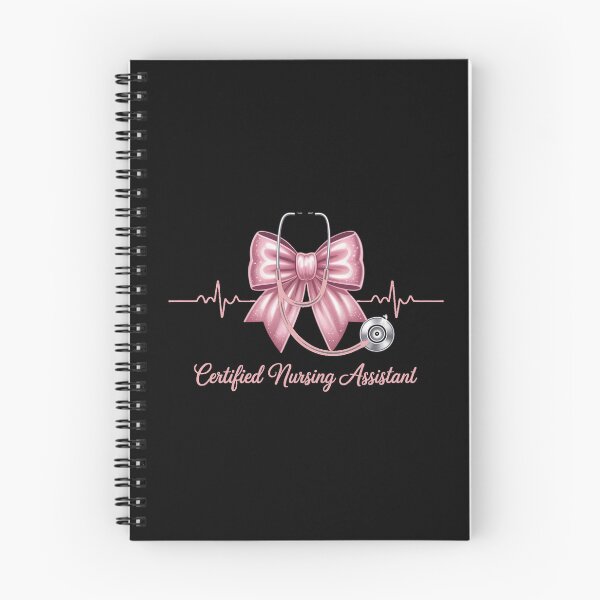 Item preview, Certified Nursing Assistant, CNA Stethoscope Coquette Bow, Nursing Graduation designed and sold by Dabbing Turtle Designs.