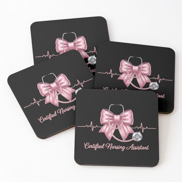 Item preview, Certified Nursing Assistant, CNA Stethoscope Coquette Bow, Nursing Graduation designed and sold by Dabbing Turtle Designs.