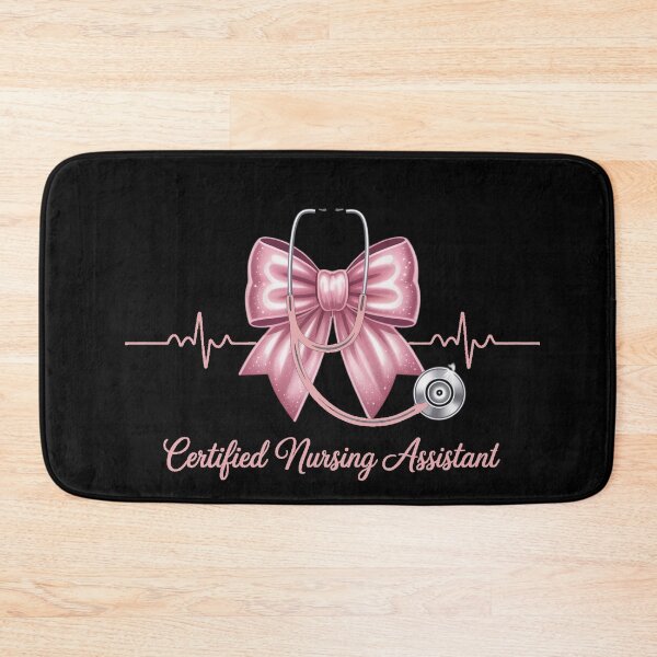 Item preview, Certified Nursing Assistant, CNA Stethoscope Coquette Bow, Nursing Graduation designed and sold by Dabbing Turtle Designs.