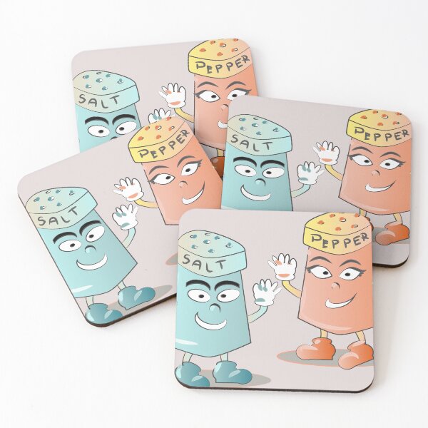 Item preview, Salt and Pepper Vintage Mascot designed and sold by karyalangit.