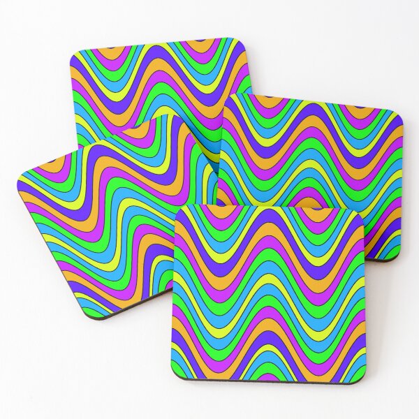 Item preview, Geometric Tie Dye Waves  designed and sold by carolina1.