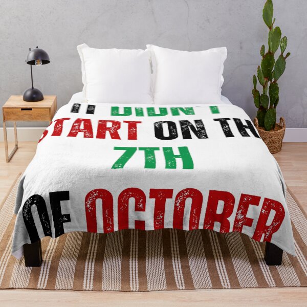 Item preview, It Didn’t Start on October 7 – Palestine History Awareness Design designed and sold by May's .