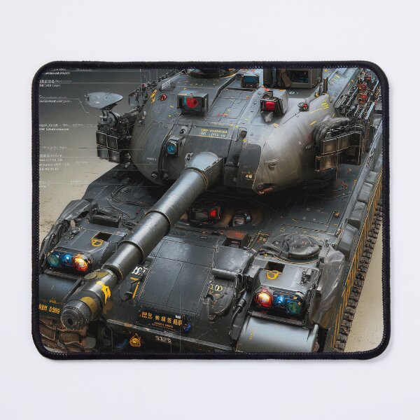 Item preview, High-tech Military Tank Design Showcasing Advanced Features designed and sold by jecphotography and art.