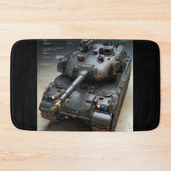 Item preview, High-tech Military Tank Design Showcasing Advanced Features designed and sold by jecphotography and art.