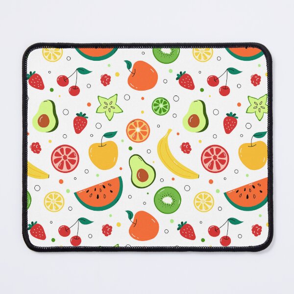 Item preview, Fruits and Berries Print. Apples, Bananas, Lemon, Cherry, Strawberry designed and sold by AnnaShalygina.