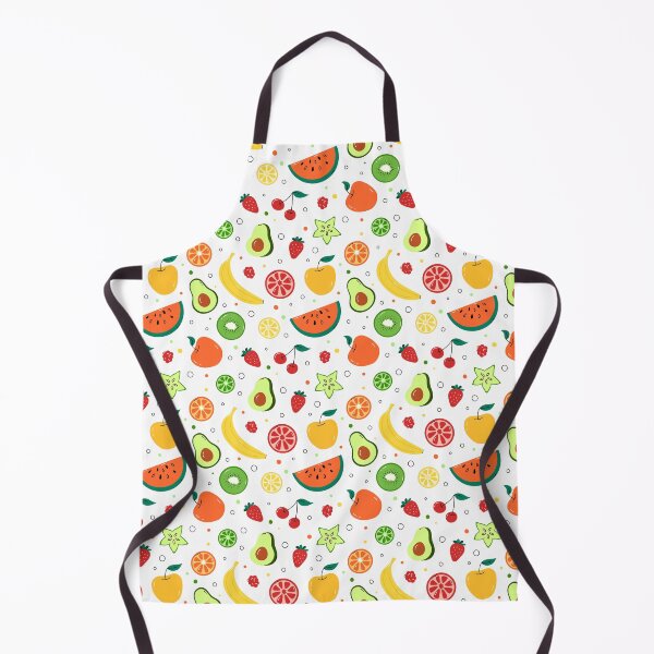 Item preview, Fruits and Berries Print. Apples, Bananas, Lemon, Cherry, Strawberry designed and sold by AnnaVioletStore.
