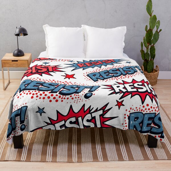 Item preview, Bold "Resist" Pattern – Protest-Inspired Typography Design designed and sold by JiffyGirls.