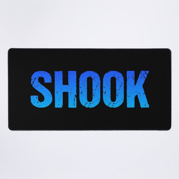 Item preview, Shook in Blue Bold Gritty designed and sold by Memes N Lore .