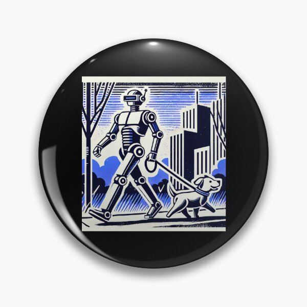 Item preview, tesla bot designed and sold by TEEJAMBOREE.
