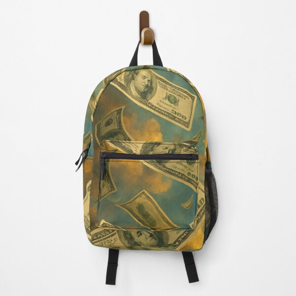 Item preview, Hundred Dollar Bills Falling Through Sky designed and sold by h4sey.